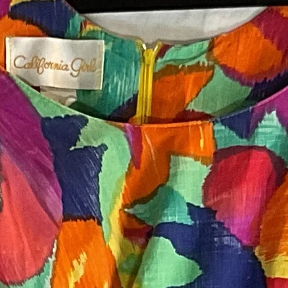 California Girl Vibrant Color Dress - Picture 3 of 3
